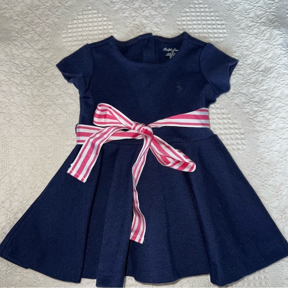 BABY’S, special occasion Classic flare dress by Ralph Lauren, just like momma’s